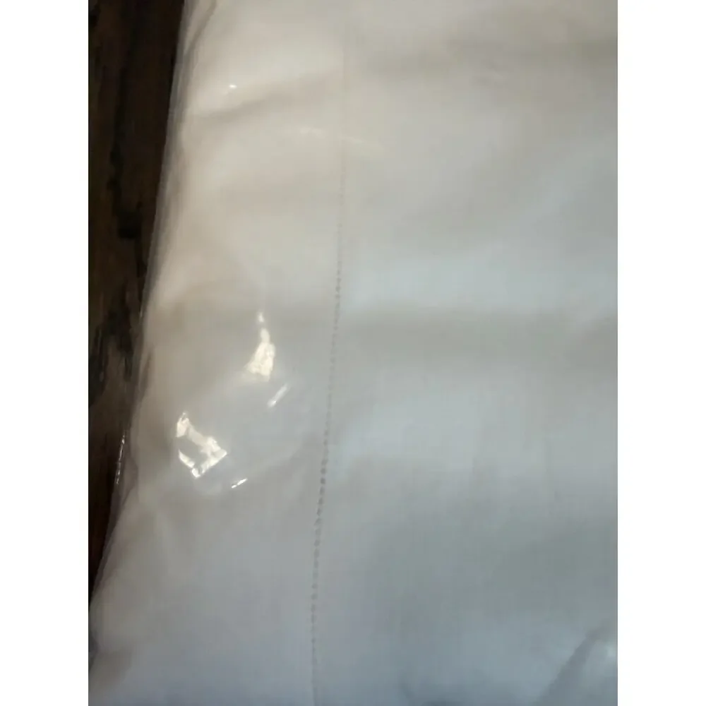 Matouk 100% Linen Roman Flat Sheet White Full/queen NWT $495